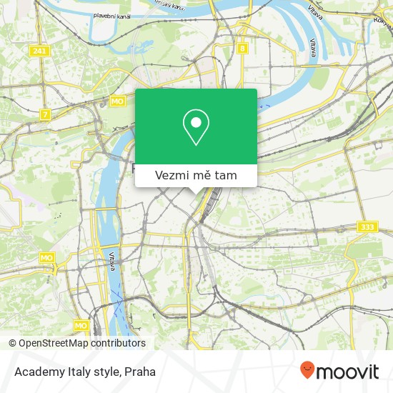 Academy Italy style mapa