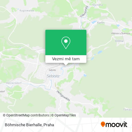 Böhmische Bierhalle mapa