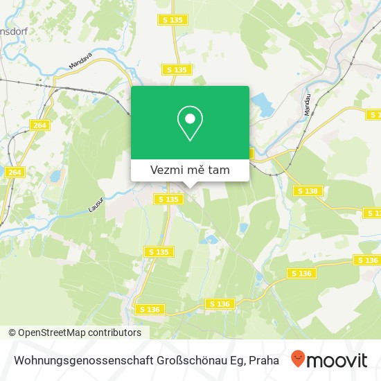 Wohnungsgenossenschaft Großschönau Eg mapa