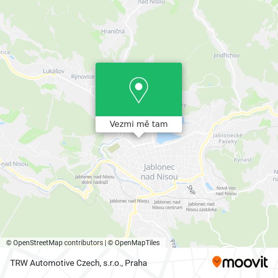 TRW Automotive Czech, s.r.o. mapa