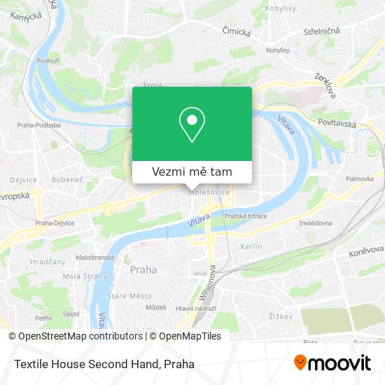 Textile House Second Hand mapa