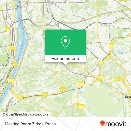 Meeting Room Zirkon mapa