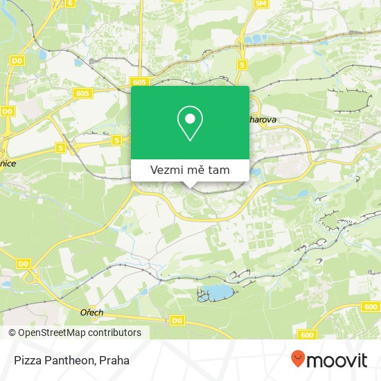 Pizza Pantheon mapa
