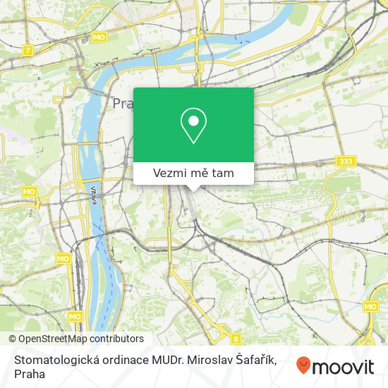 Stomatologická ordinace MUDr. Miroslav Šafařík mapa