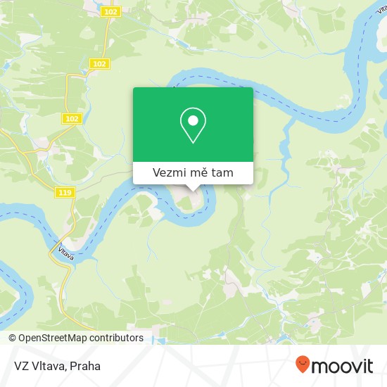 VZ Vltava mapa