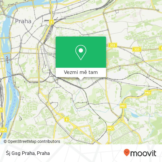 Šj Gsg Praha mapa