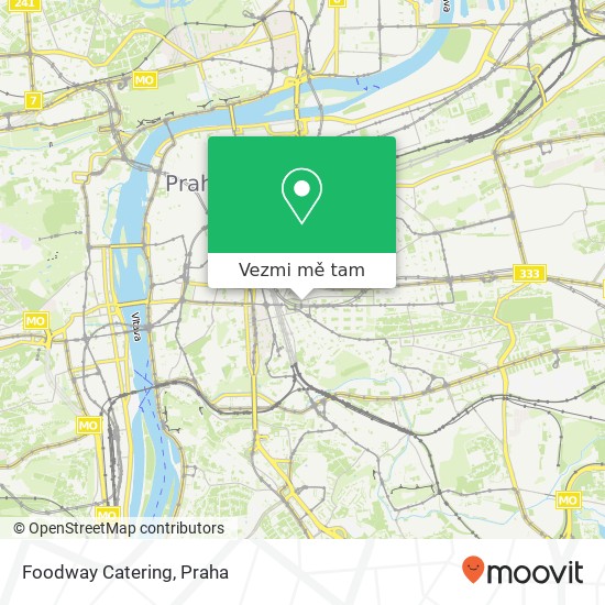 Foodway Catering, náměstí Míru 820 / 9 120 00 Praha mapa