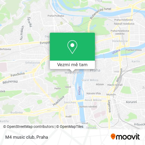M4 music club mapa