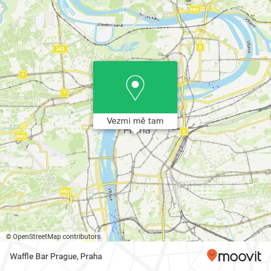 Waffle Bar Prague, Melantrichova 477 / 20 110 00 Praha mapa