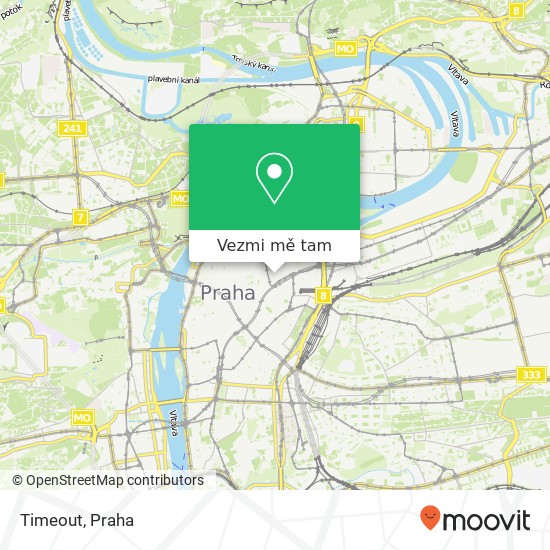 Timeout, Truhlářská 110 00 Praha mapa
