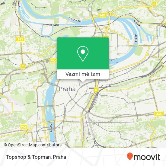 Topshop & Topman, Na Poříčí 110 00 Praha mapa