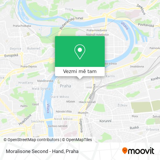 Moralisone Second - Hand mapa