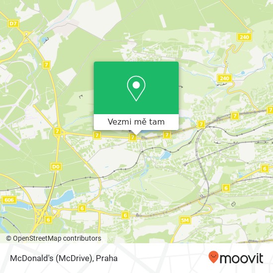 McDonald's (McDrive), Evropská 204 161 00 Praha mapa