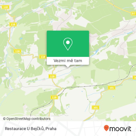 Restaurace U Bejčků, Ovocná 273 09 Kladno mapa