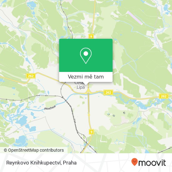 Reynkovo Knihkupectví mapa