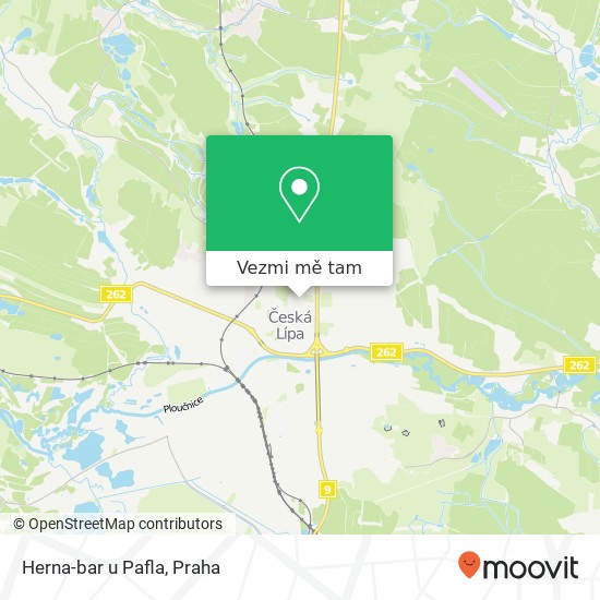 Herna-bar u Pafla mapa
