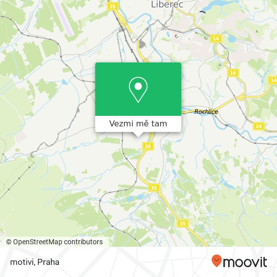 motivi, České mládeže 456 460 08 Liberec mapa