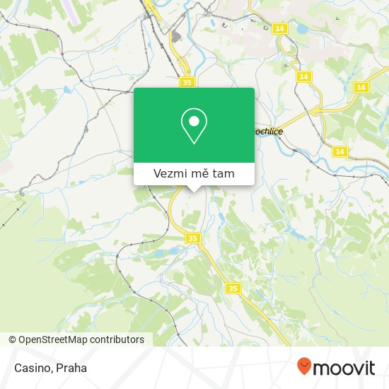 Casino, Vackova 463 12 Liberec mapa