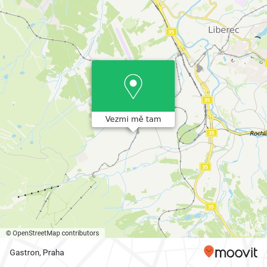 Gastron, Ještědská 354 / 88 460 08 Liberec mapa