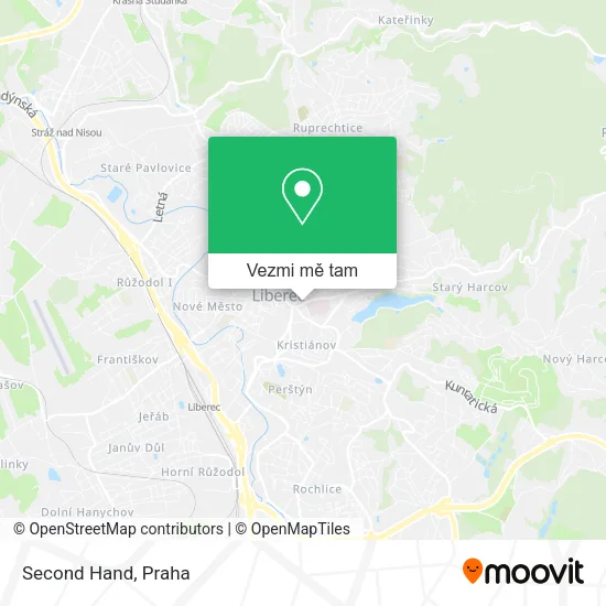 Second Hand mapa
