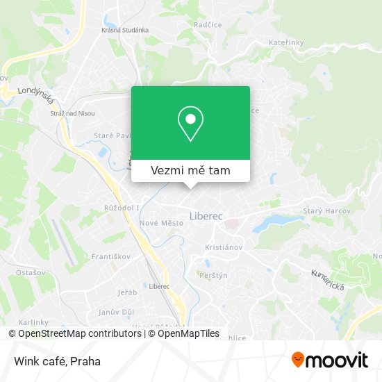 Wink café mapa