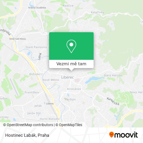 Hostinec Labák mapa