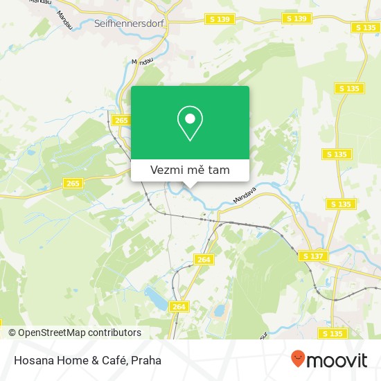 Hosana Home & Café mapa