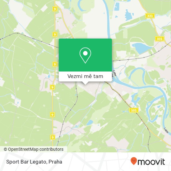 Sport Bar Legato mapa