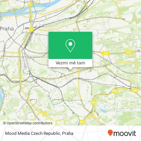 Mood Media Czech Republic mapa
