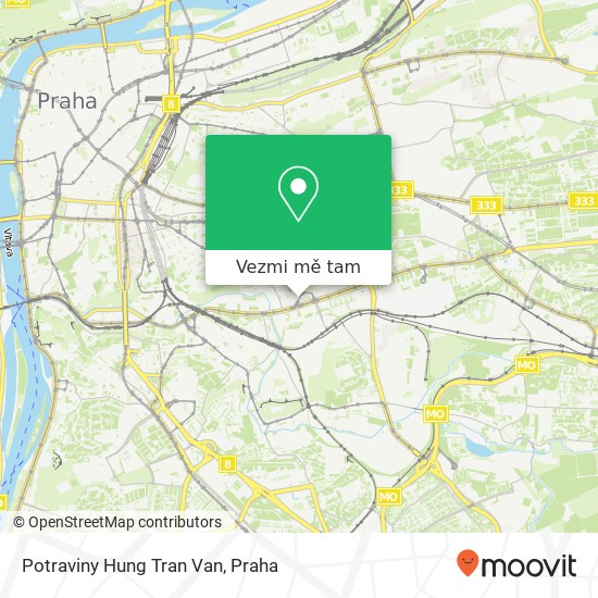 Potraviny Hung Tran Van mapa