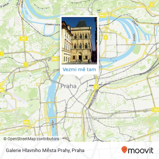 Galerie Hlavního Města Prahy mapa