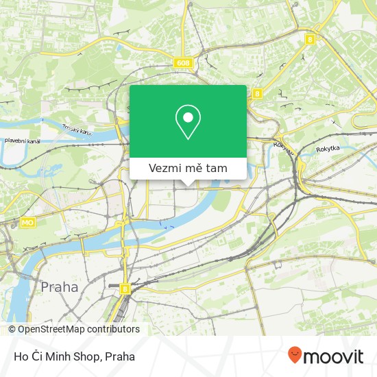 Ho Či Minh Shop mapa