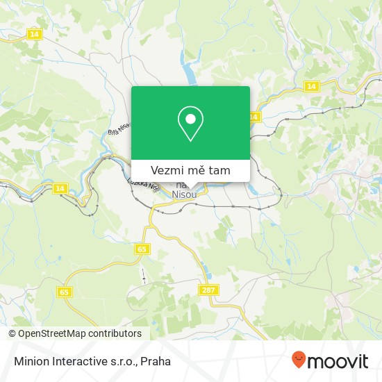 Minion Interactive s.r.o. mapa