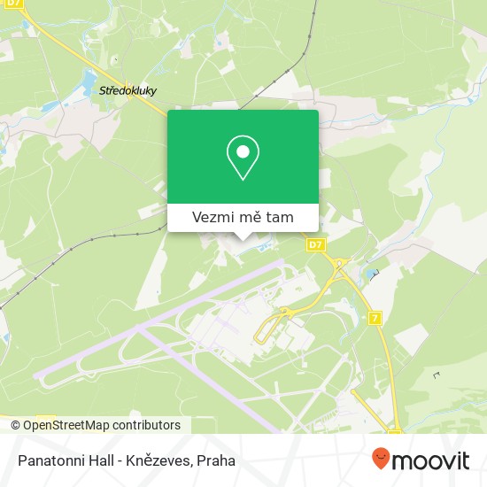 Panatonni Hall - Knězeves mapa