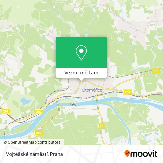 Vojtěšské náměstí mapa