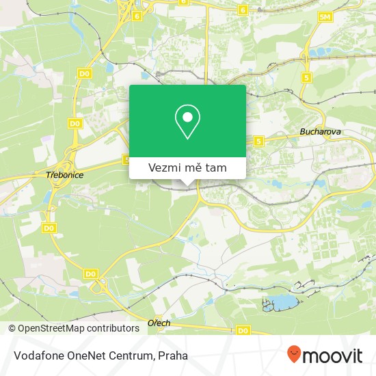 Vodafone OneNet Centrum mapa