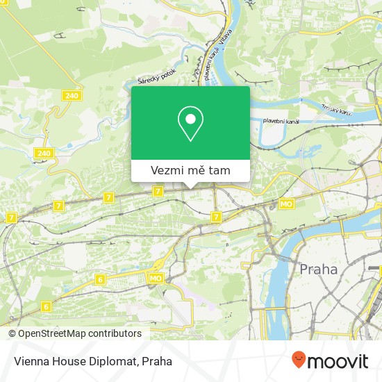 Vienna House Diplomat mapa