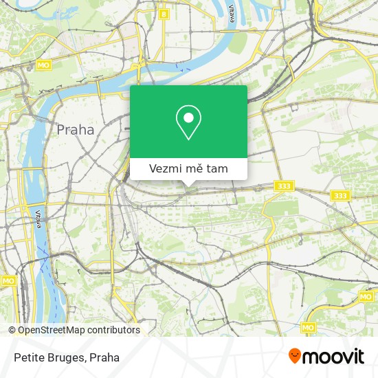 Petite Bruges mapa