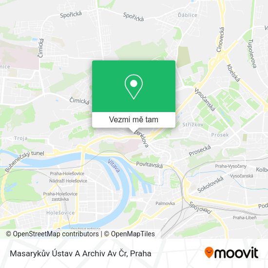 Masarykův Ústav A Archiv Av Čr mapa