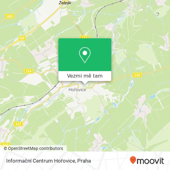 Informační Centrum Hořovice mapa