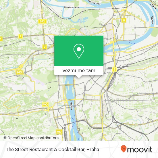The Street Restaurant A Cocktail Bar mapa