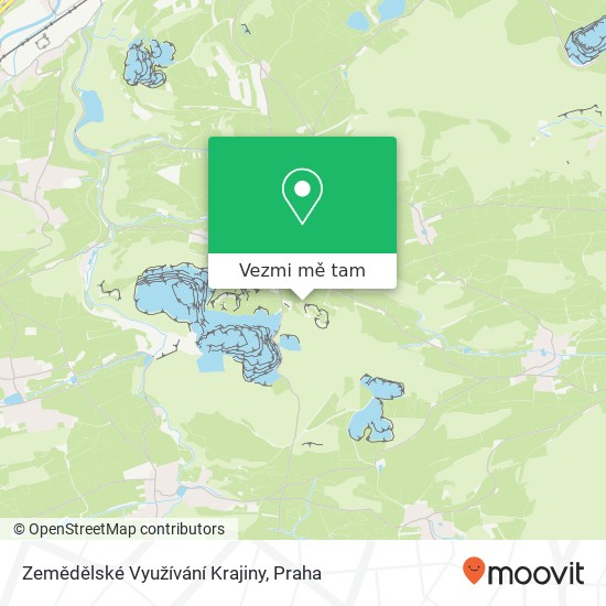 Zemědělské Využívání Krajiny mapa