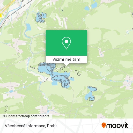 Všeobecné Informace mapa