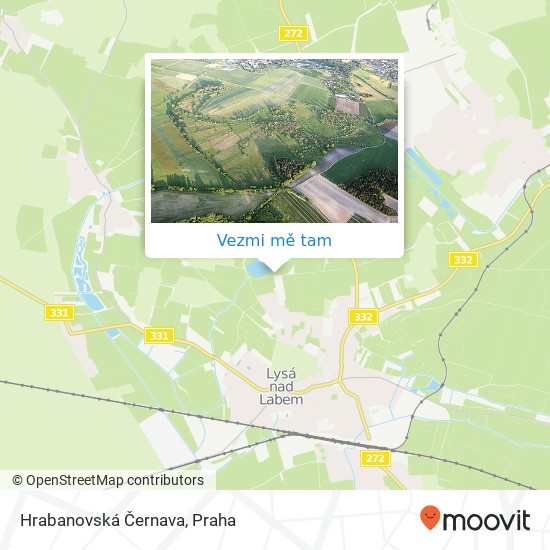 Hrabanovská Černava mapa