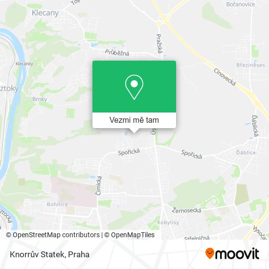 Knorrův Statek mapa
