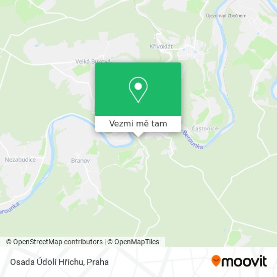 Osada Údolí Hříchu mapa