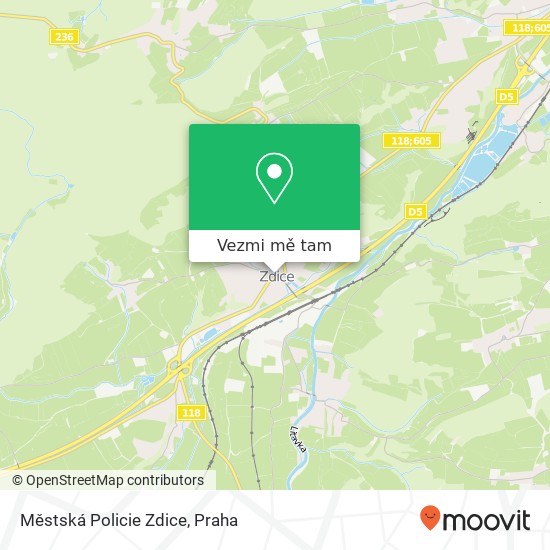 Městská Policie Zdice mapa