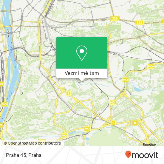 Praha 45 mapa