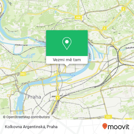 Kolkovna Argentinská mapa