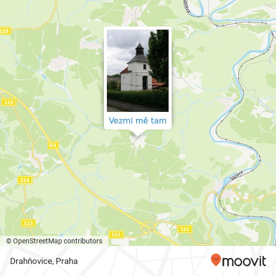 Drahňovice mapa